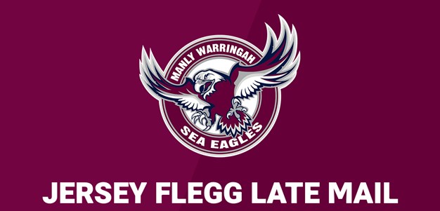 Jersey Flegg Late Mail: Sea Eagles team
