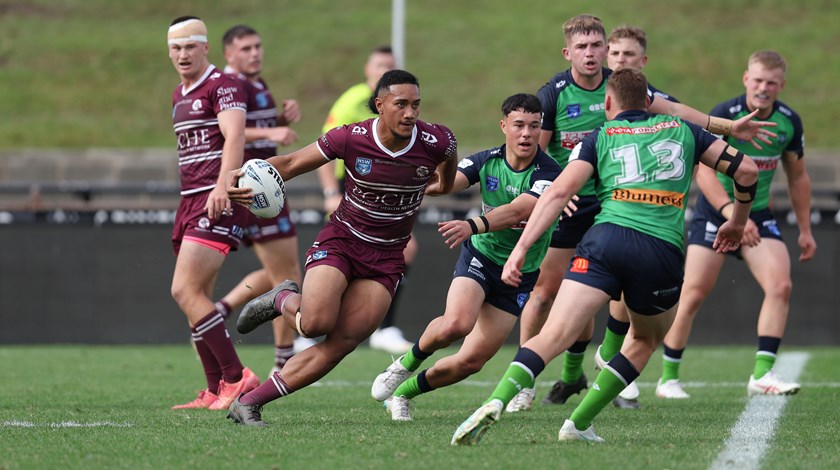 Winger Nepote Taufa had a big day out in the win over the Raiders
