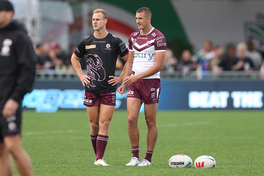 Biding his time...Jake Arthur continues to learn from the experienced Daly Cherry-Evans
