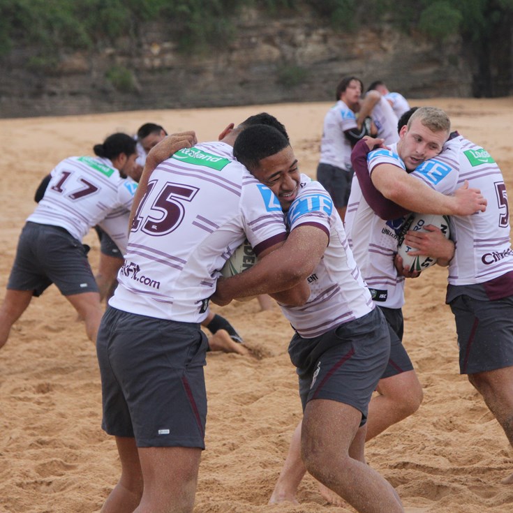 Sea Eagles hit the beach