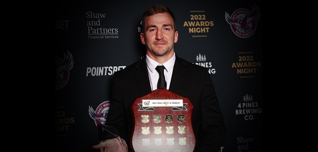 Croker wins Sea Eagles' Best and Fairest award for 2022