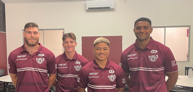 Four young Sea Eagles undertake NRL Rookie Camp