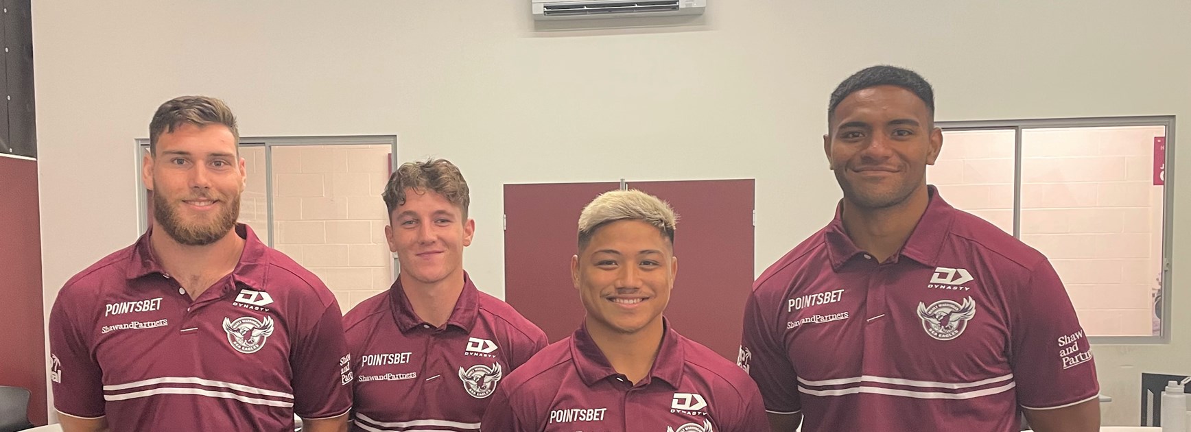 Four young Sea Eagles players undertake NRL Rookie Camp