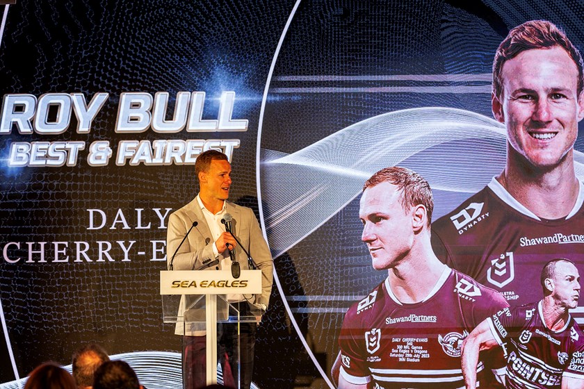 Well deserved....Daly Cherry-Evans was a popular winner of the Roy Bull Best and Fairest Award for 2023