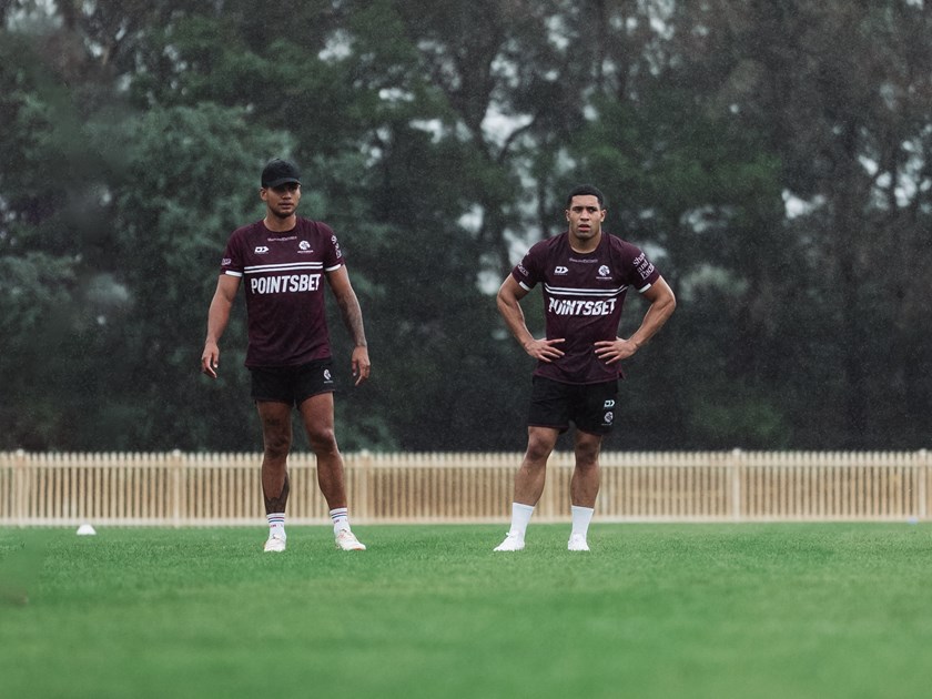 Speed demons...Jaxson Paulo and Tolu Koula