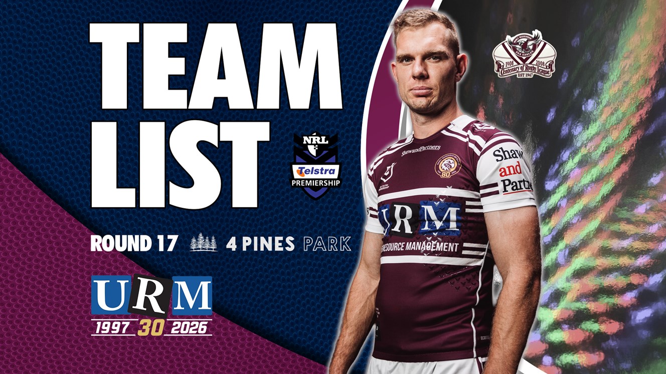 Team List: NRL Round 17 vs Storm