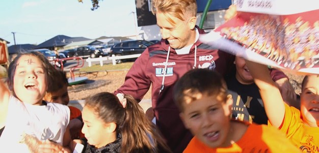 Sea Eagles help bring smiles to kids of Christchurch