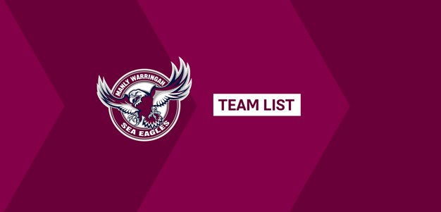Round 11: Sea Eagles team list