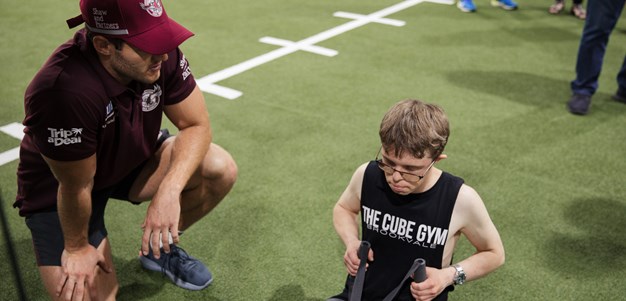 Sea Eagles enjoy training with Special Olympic athletes