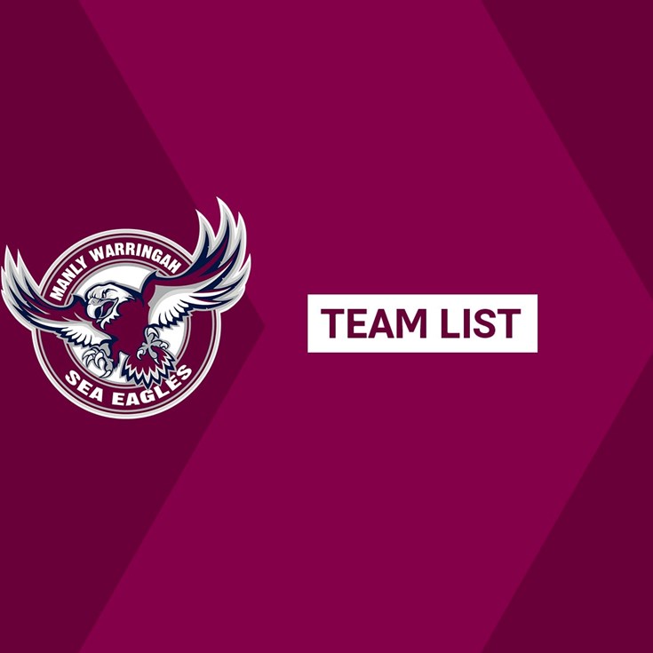 Round 15: Sea Eagles team list