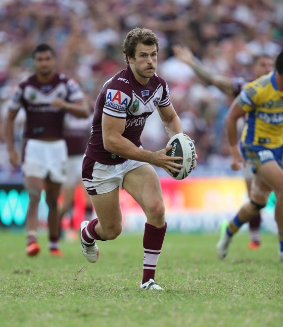 Digital Image by Robb Cox Â©nrlphotos.com : NRL Rugby League - Round 3; Manly-Warringah Sea Eagles V Parramatta Eels, Brookvale Oval.  Sunday the 23rd of March 2014.