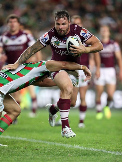 Digital Image by Robb Cox Â©nrlphotos.com: Anthony Watmough :NRL Rugby League - Second Qualifying Final, Manly V Souths at Allianz Stadium, Friday September 12th 2014.