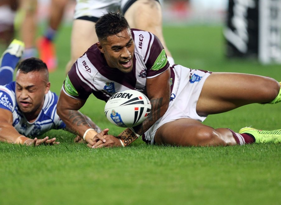 Michael CHEE KAM : Digital Image by Robb Cox Â©nrlphotos.com: :NSW Cup Rugby League - Manly V Canterbury at ANZ Stadium, Homebush. Friday April 17th 2015.