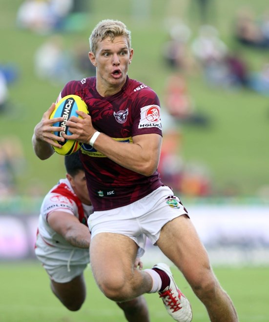 Tom Trbojevic : Digital Image by Robb Cox Â©nrlphotos.com: :NYC Rugby League - Dragons V Sea Eagles at WIN Stadium, Wollongong. Saturday March 28th 2015.