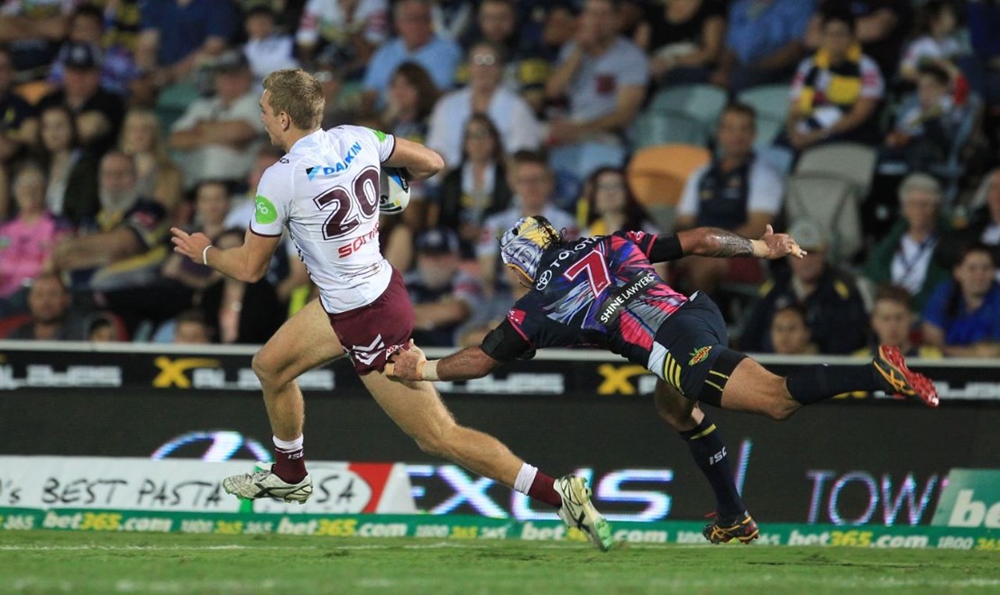 :		Digital image by Colin Whelan Â© copyright nrlphotos.com                     NYC  Rugby League, Round 12, North Queensland Cowboys v Manly Sea Eagles at Townsville, Saturday May 30th 2015.