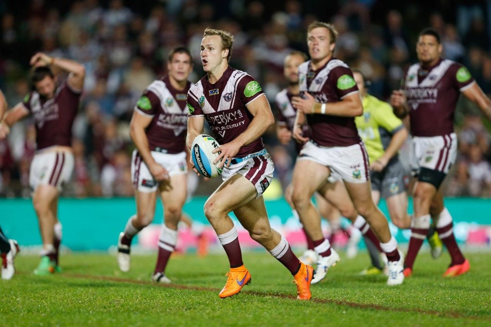 Daly Cherry Evans : Digital Image by Robb Cox Â©nrlphotos.com : : NRL Rugby League - Manly-Warringah Sea Eagles V Penrith Panthgers at Brookvale Oval, Monday May 18th 2015.