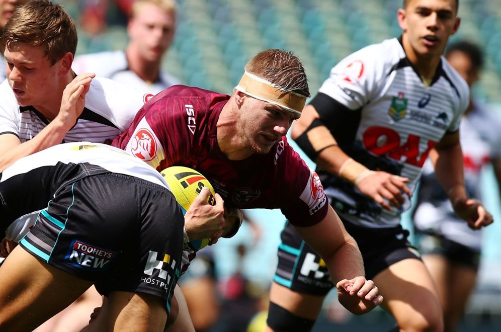  during the Holden Cup Grand Final match between the Penrith Panthers and the Manly Warringah Sea Eagles at ANZ Stadium on October 4, 2015 in Sydney, Australia. Digital Image by Mark Nolan.
