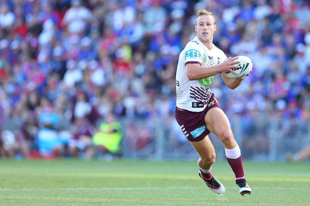 Competition - NRL Premiership Round - Round 08 Teams - Newcastle Knights v Manly Sea Eagles - 25th of April 2016 Venue - Hunter Stadium, Broadmeadow, NSW, Photographer - Paul Barkley