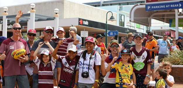Manly fans take over Gladstone