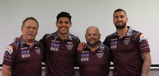 Cliff Lyons presents Indigenous shirts