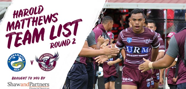 Harold Matthews team to play Eels