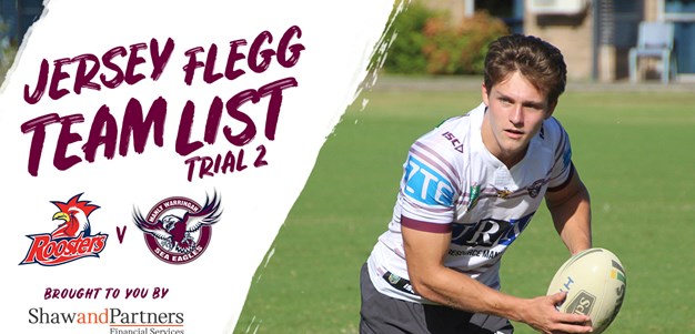Jersey Flegg trial team to play Roosters