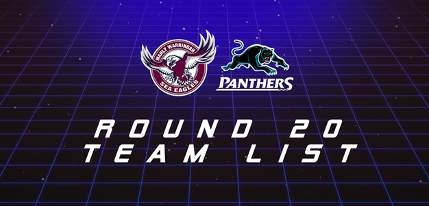 NRL Team List - Round 20