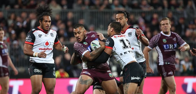 Manly lose 34-14 to Warriors