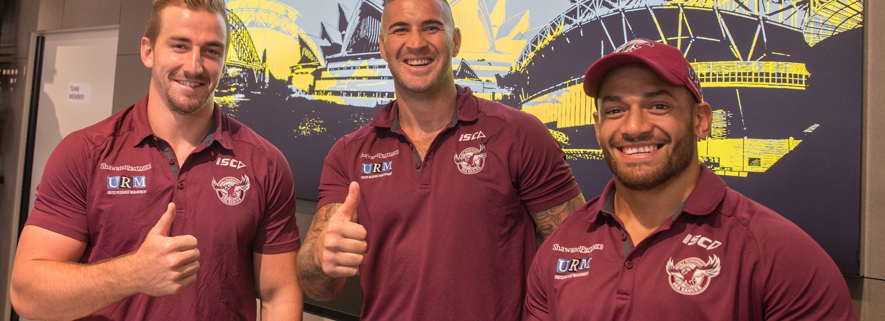 Sea Eagles running with JD