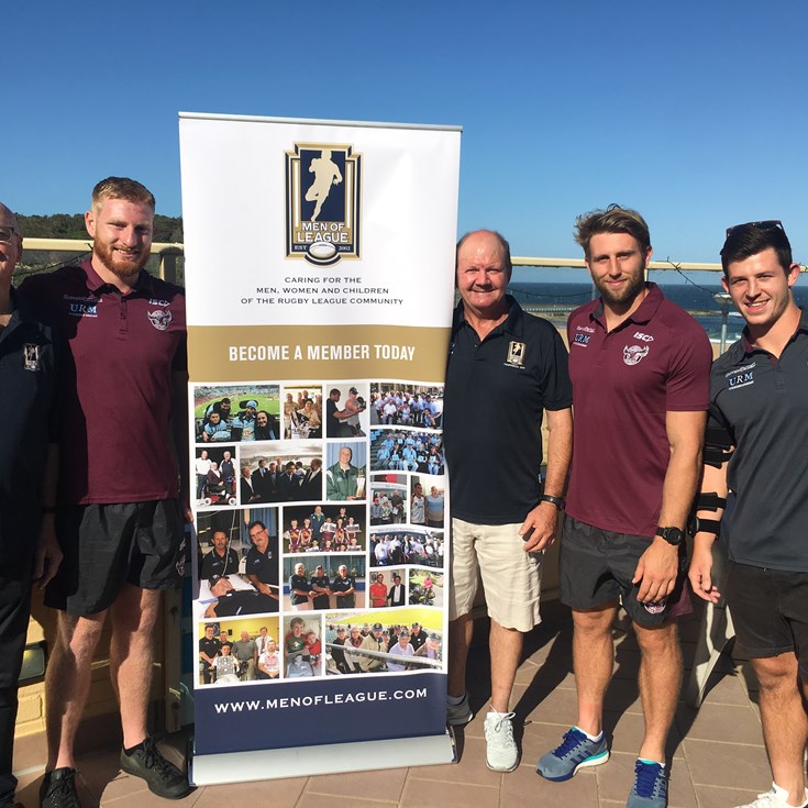 Sea Eagles proud to support Men of League Christmas event