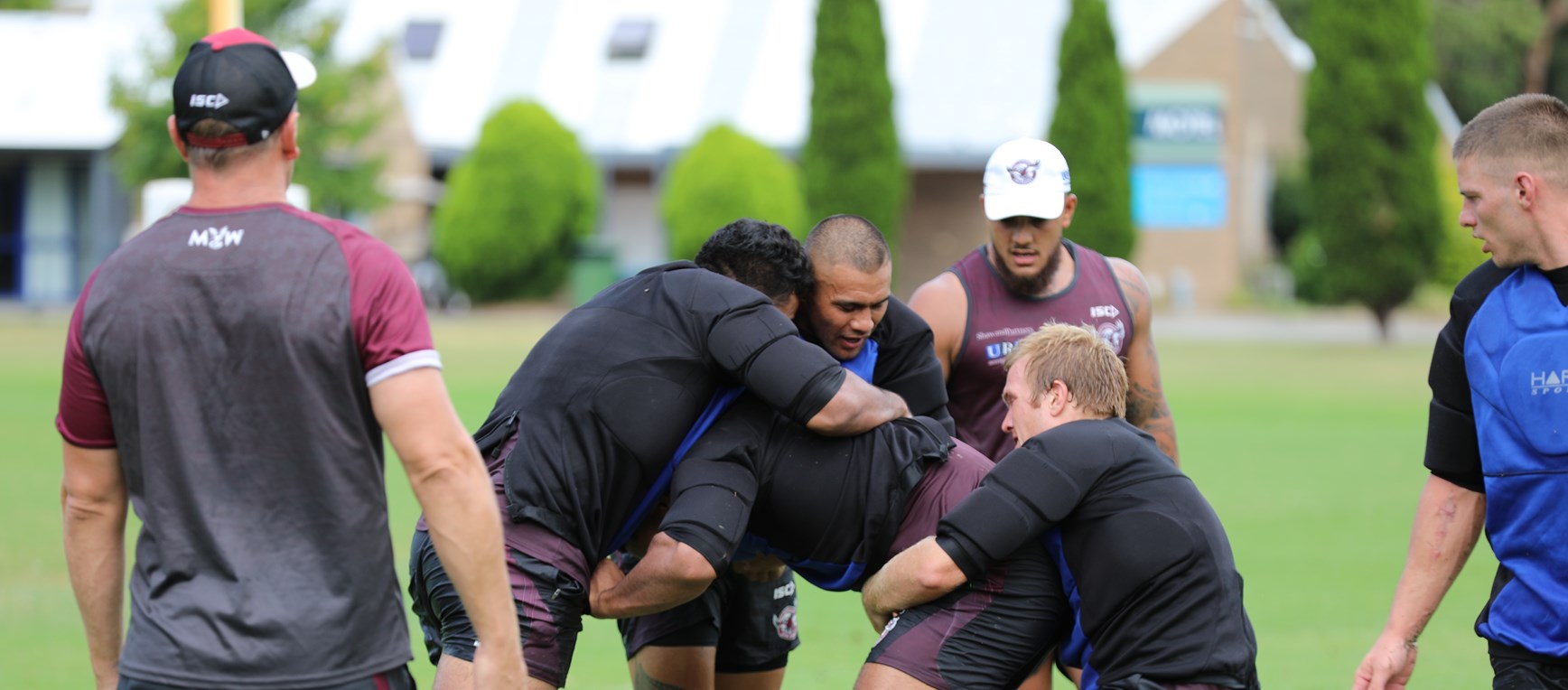 Sea Eagles sweat it out in humid conditions