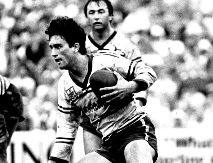 Manly junior Phil Blake scored 63 tries in 103 games from 1982-86. 
Master of the chip and chase!