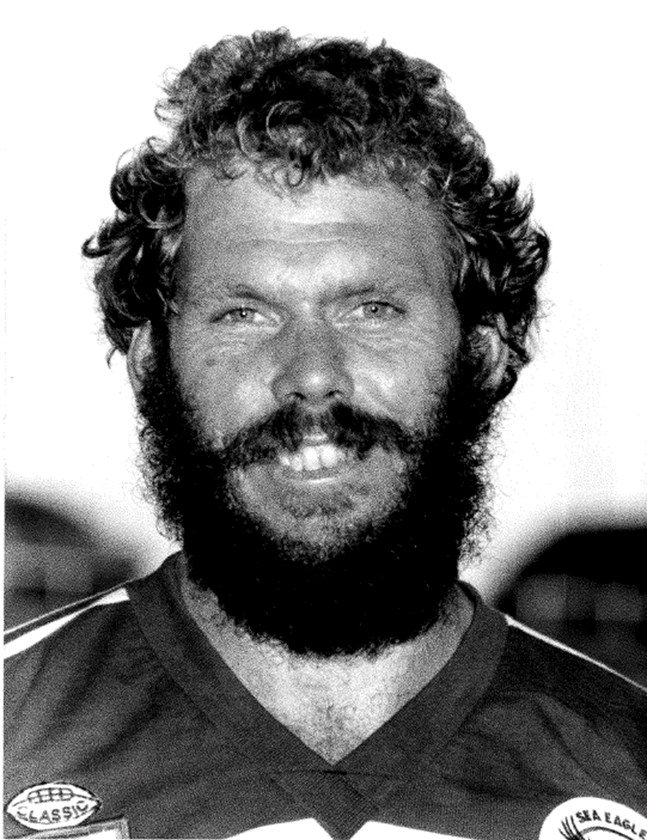 Noel Cleal...Manly 1983-89 (129 games); 1987 Premiership winner, NSW, Australia; Sea Eagles Recruitment Guru!
