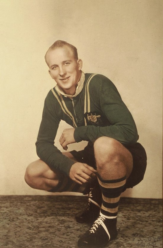 Prop Roy Bull became Manly's first international player.