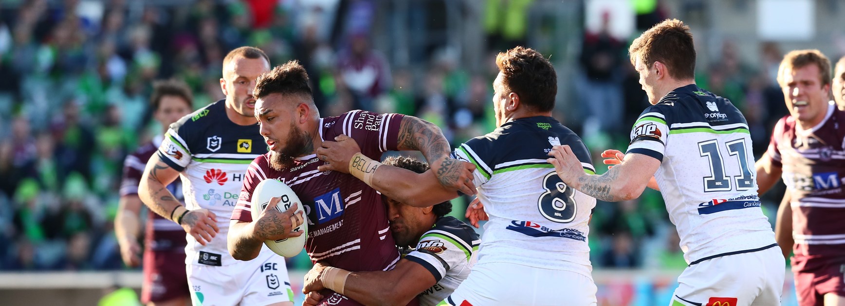 Sea Eagles beat Raiders 18-14 in a thriller