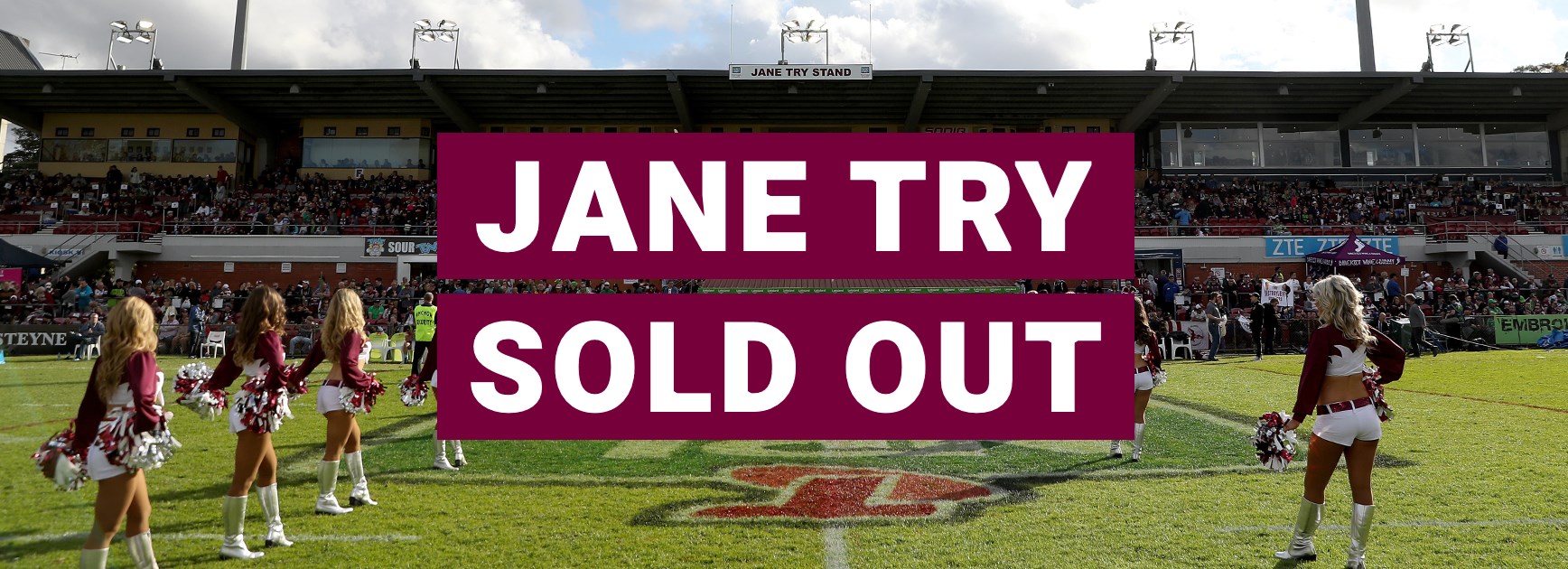 Jane Try Stand sold out to Sea Eagles Members