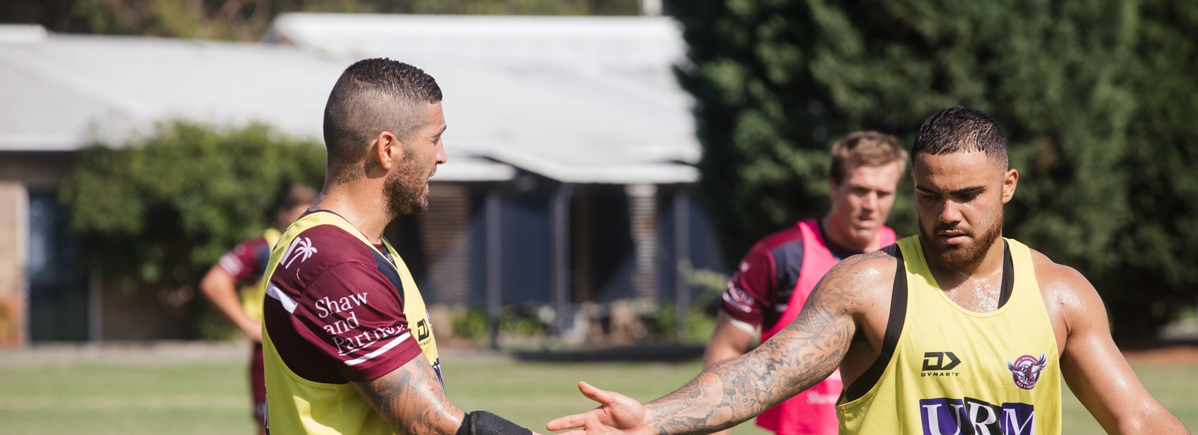 Joel Thompson and Dylan Walker in All Stars match