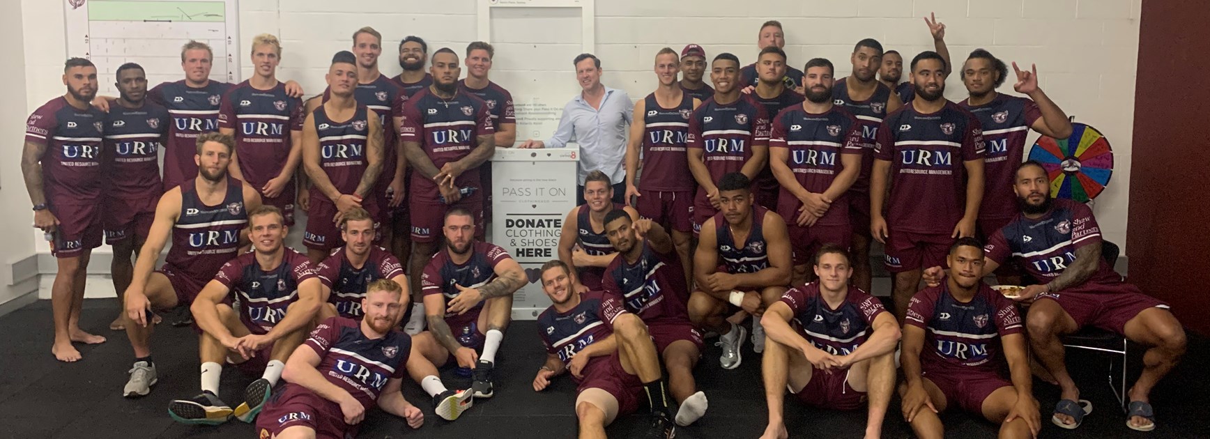 Sea Eagles proud to support Pass It On Clothing