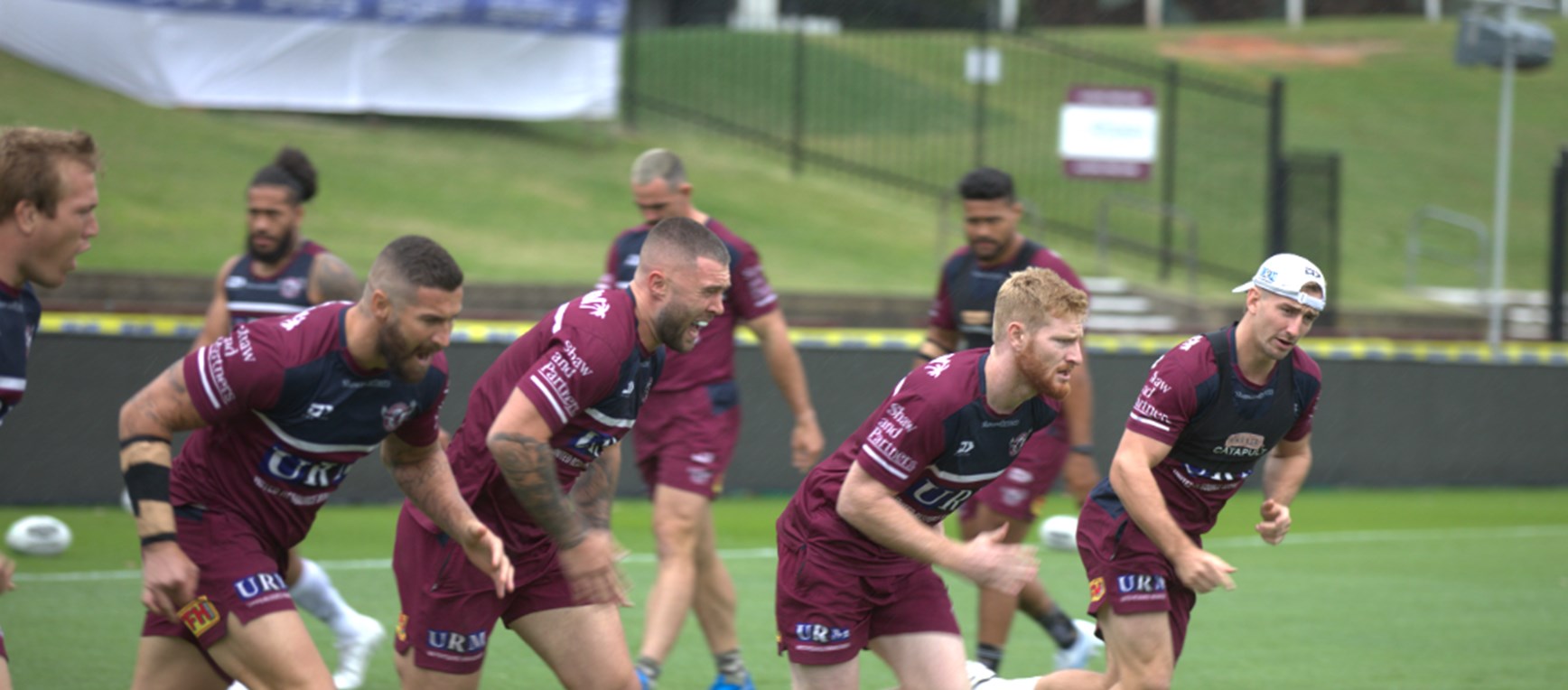 Sea Eagles Captain's Run for Storm game