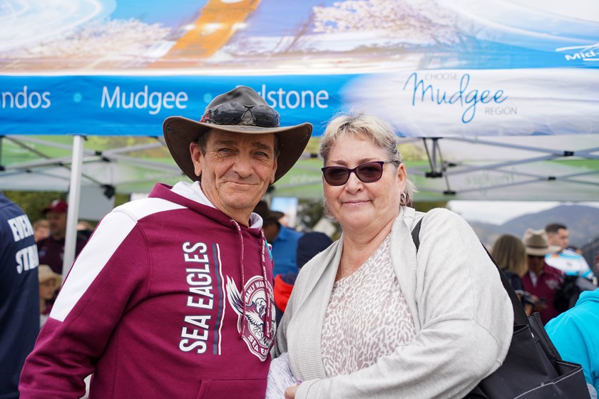Take two...Tamworth couple Len and Carolyn Klumpp are back in Mudgee this weekend for the big game.