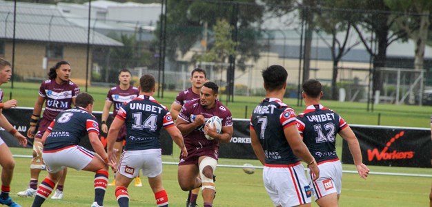 Sea Eagles go down to Roosters in wet battle