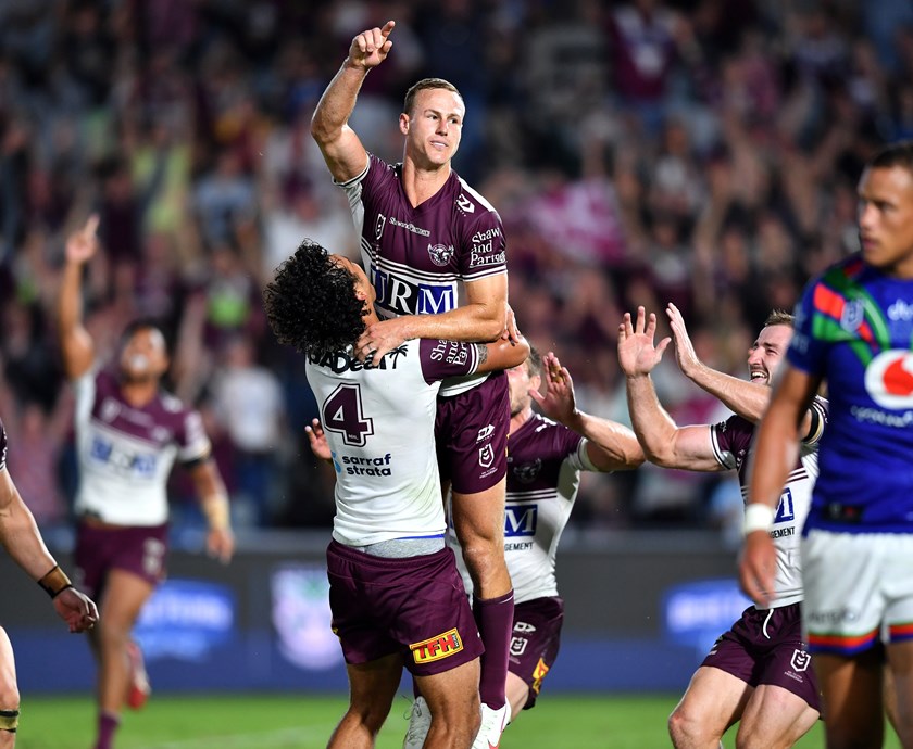 The man delivers....DCE gets the Sea Eagles home at Gosford