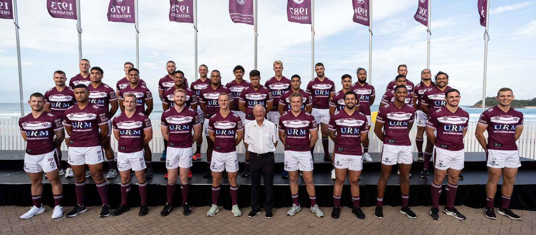 Sea Eagles launch 75th year Walk of Fame at Manly Beach