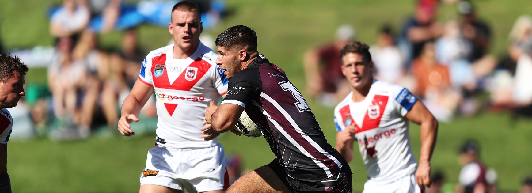 James Roumanos had a strong game against the Dragons