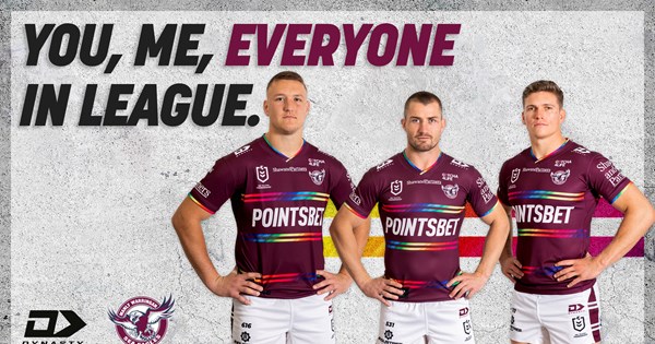 Sea Eagles and Dynasty Sport release Everyone in League jersey