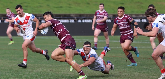 Kaeo Weekes crosses for a hat-trick in win over Dragons