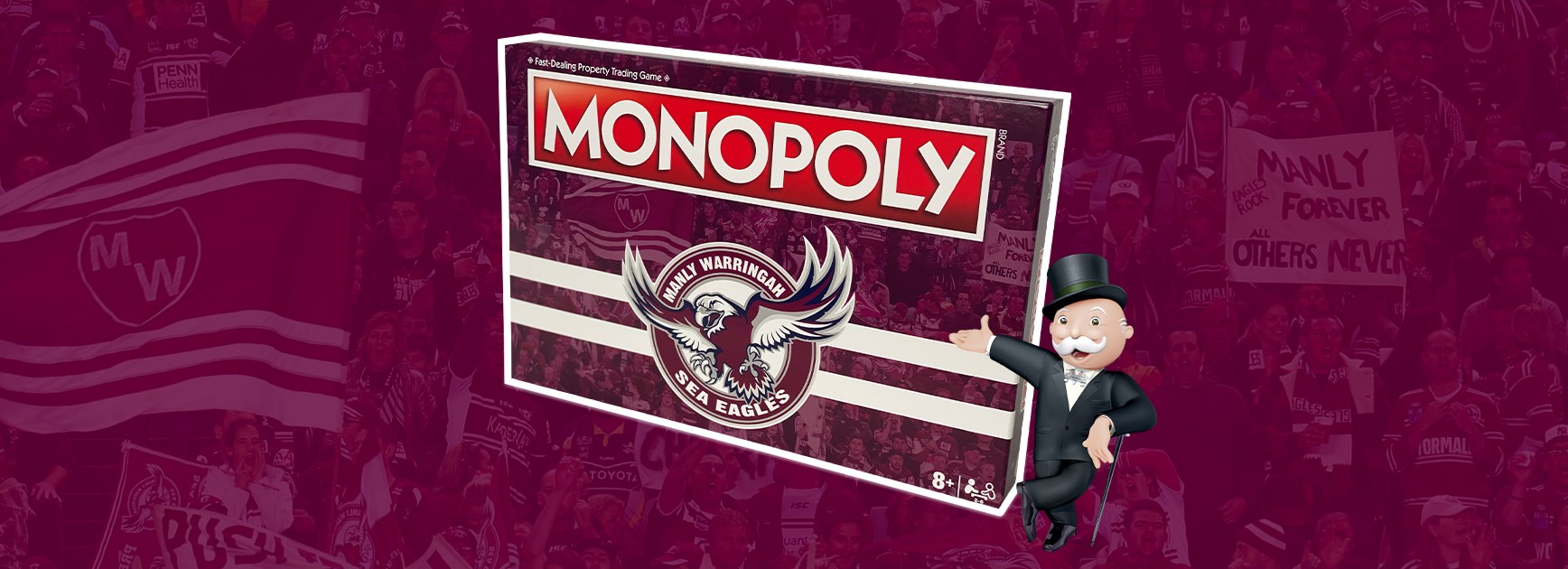 Sea Eagles Monopoly now available