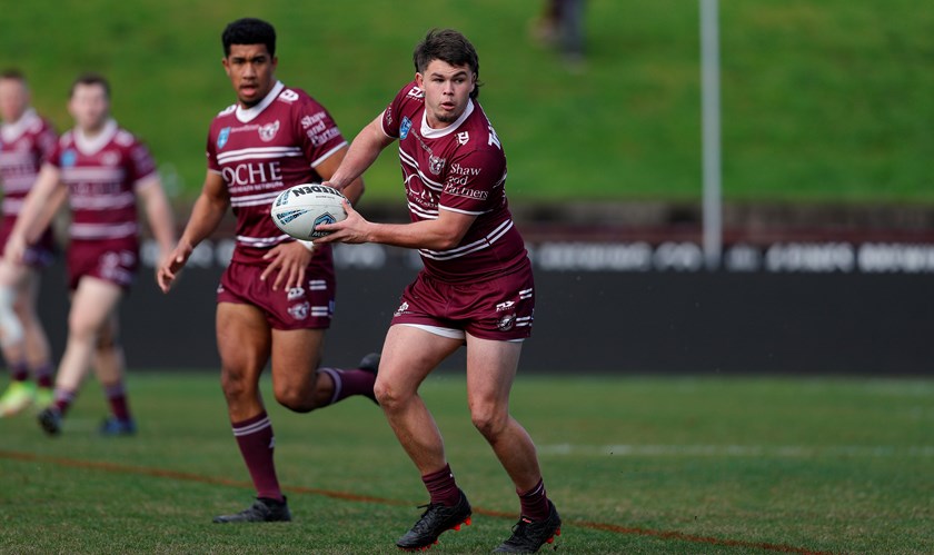 Local junior...Zac Fulton has worked his way through the Sea Eagles Pathways Academy.