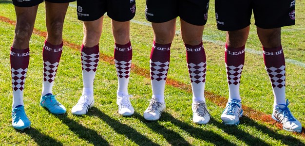 Sea Eagles get their 'Crazy Socks' on for Men of League