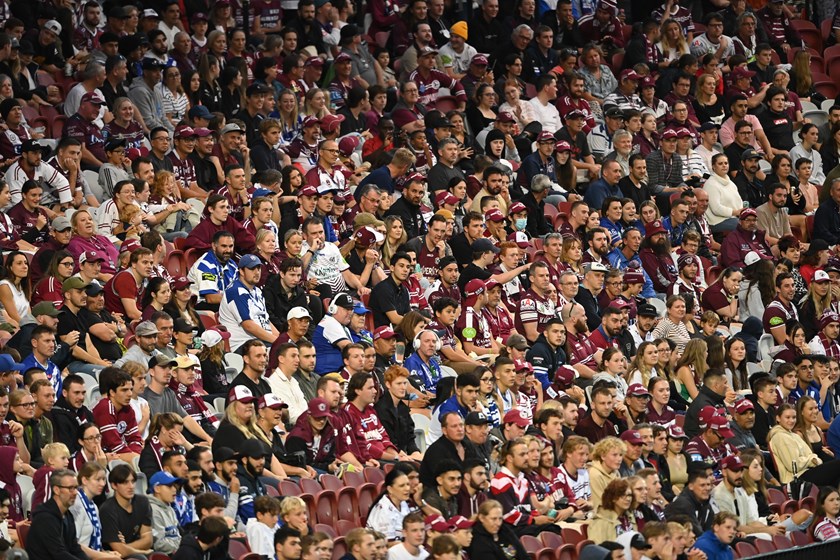 Passionate Manly Members and supporters are sure to pack into the new Bob Fulton Stand at 4 Pines Park for the Titans game.